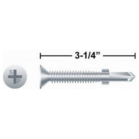 Intercorp SDPRF1452Z 0.25-20 x 3.25 in. Phillips Flat Head Reamer Self Drilling Screw Pack of 1000
Intercorp SDPRF1452Z 0.25-20 x 3.25 in. Phillips Flat Head Reamer Self Drilling Screw Pack of 1000