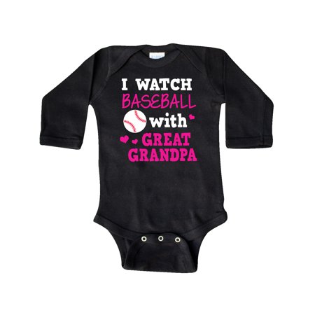 Inktastic I Watch Baseball with My Great Grandpa Gift Baby Boy or Baby Girl Long Sleeve Bodysuit
Inktastic I Watch Baseball with My Great Grandpa Gift Baby Boy or Baby Girl Long Sleeve Bodysuit