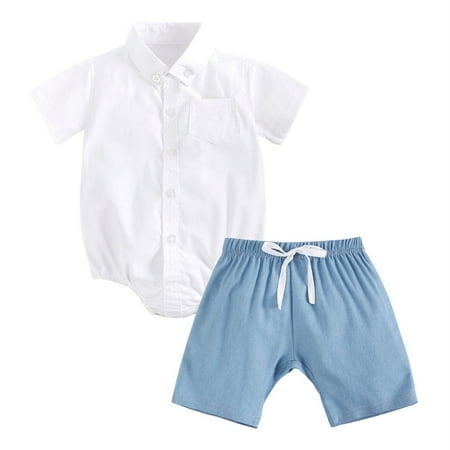 B91xZ Toddler Baby Boys Clothes Solid Babysuit Pants With Belt Cute Summer Short Set For Little Gentleman Baby Boy Outfits White Size 6-12 Months
B91xZ Toddler Baby Boys Clothes Solid Babysuit Pants With Belt Cute Summer Short Set For Little Gentleman Baby Boy Outfits White Size 6-12 Months
