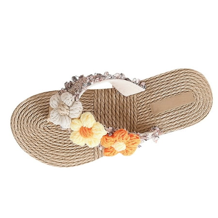 Fsqjgq Cute House Slippers for Women Fashion Spring and Summer Women Slippers Thick Soled Wedge Heel Colorful Flower Flip Flops Light and Comfortable Lefties Shoes Yellow 40
Fsqjgq Cute House Slippers for Women Fashion Spring and Summer Women Slippers Thick Soled Wedge Heel Colorful Flower Flip Flops Light and Comfortable Lefties Shoes Yellow 40