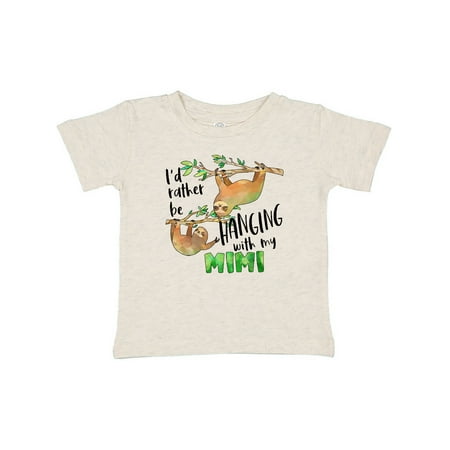Inktastic Id Rather Be Hanging with my Mimi- Cute Sloths Gift Baby Boy or Baby Girl T-Shirt
Inktastic Id Rather Be Hanging with my Mimi- Cute Sloths Gift Baby Boy or Baby Girl T-Shirt