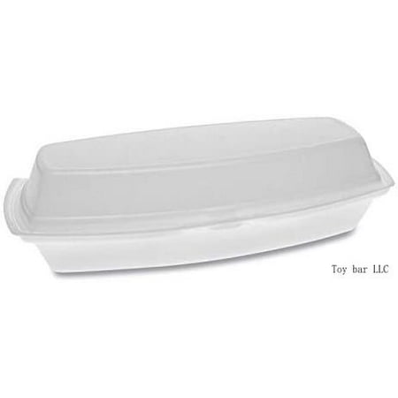 Pactive YTH100980000 Foam Hinged Lid Containers Single Tab Lock Hot Dog 7.25 X 3 X 2 1-Compartment White 504/Carton
Pactive YTH100980000 Foam Hinged Lid Containers Single Tab Lock Hot Dog 7.25 X 3 X 2 1-Compartment White 504/Carton