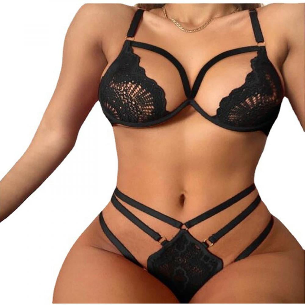 Homadles Lingerie For Women Slim Fit Sleepwear Sexy Lace Cutout 2