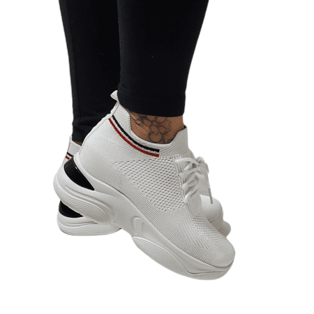 Womens Fashion Platform Trainers Ladies Sneakers Slip On Walking Gym Shoes White 6.5
Womens Fashion Platform Trainers Ladies Sneakers Slip On Walking Gym Shoes White 6.5