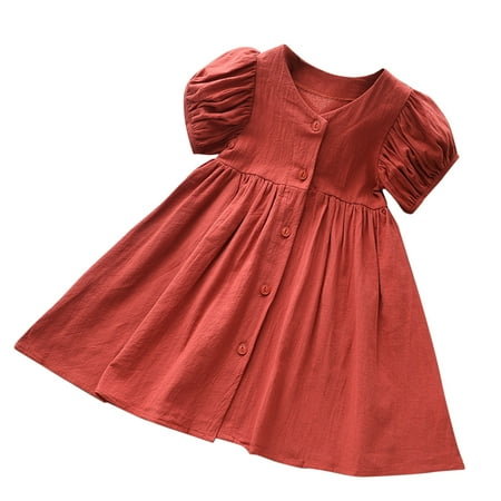 EHTMSAK Infant Baby Toddler Child Children Kids Short Sleeve Dresses for Girls Sundress Summer Dress Red 1Y-6Y 140=15
EHTMSAK Infant Baby Toddler Child Children Kids Short Sleeve Dresses for Girls Sundress Summer Dress Red 1Y-6Y 140=15
