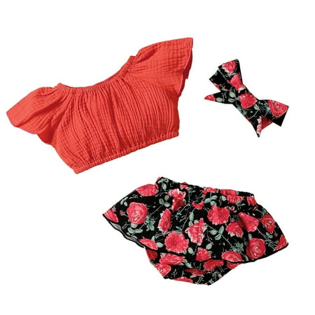 Aayomet Newborn Baby OutfitsFloral HairbandOutfit Set Infant Girl Set Orange 0-6 Months
Aayomet Newborn Baby OutfitsFloral HairbandOutfit Set Infant Girl Set Orange 0-6 Months