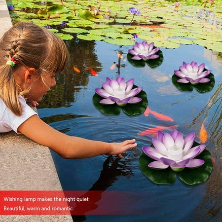 Kotyreds LED Pool Light Non-Toxic Tasteless Lotus Shape Handmade for Traditional Festival
Kotyreds LED Pool Light Non-Toxic Tasteless Lotus Shape Handmade for Traditional Festival