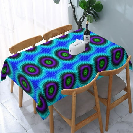 Tablecloth Fractal-Rectangle-Waves- Table Cloth For Rectangle Tables Waterproof Resistant Picnic Table Covers For Kitchen Dining/Party(54x72in)
Tablecloth Fractal-Rectangle-Waves- Table Cloth For Rectangle Tables Waterproof Resistant Picnic Table Covers For Kitchen Dining/Party(54x72in)