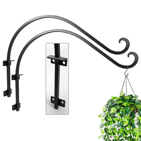 Hanging Hooks Bracket for Lantern Bracket Wall Curved Hooks Wall with Triangular Fixers Black Hooks -2 Pcs
Hanging Hooks Bracket for Lantern Bracket Wall Curved Hooks Wall with Triangular Fixers Black Hooks -2 Pcs