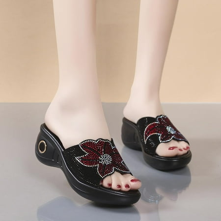 uikmnh Women Shoes Ladies Shoes Fashion Comfortable Platform Wedge Heel Rhinestone Flower Fish Mouth Sandals Red 6.5
uikmnh Women Shoes Ladies Shoes Fashion Comfortable Platform Wedge Heel Rhinestone Flower Fish Mouth Sandals Red 6.5