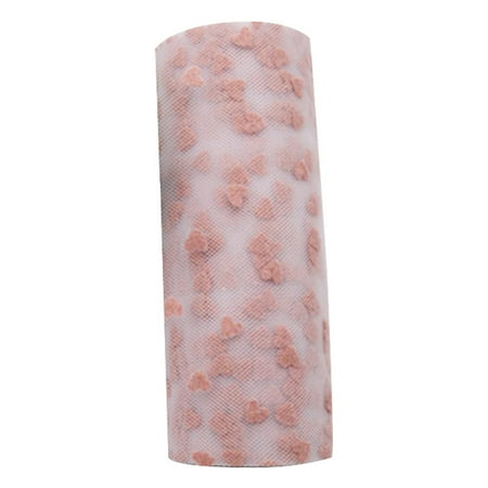 Thinsont Heart Gauze Roll Bouquet Wrapping Fabric Wedding Party Decoration Girls Skirt Making Crafts Accessories for Kids Children Pink Small Heart
Thinsont Heart Gauze Roll Bouquet Wrapping Fabric Wedding Party Decoration Girls Skirt Making Crafts Accessories for Kids Children Pink Small Heart