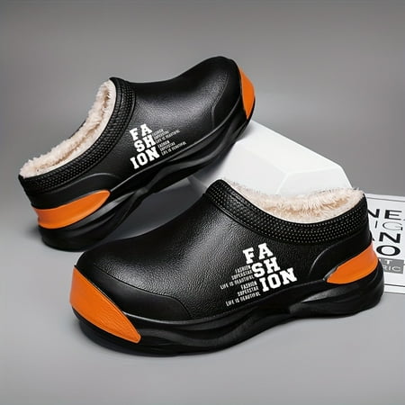 Men s Solid Clogs With Warm Plush Lining Comfy Non Slip Chef Shoes For Men s Winter & Autumn Activities
Men s Solid Clogs With Warm Plush Lining Comfy Non Slip Chef Shoes For Men s Winter & Autumn Activities