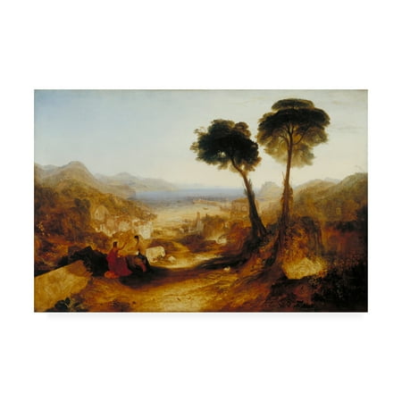 Trademark Fine Art 'The Bay of Baiae, with Apollo and the Sibyl' Canvas Art by Turner