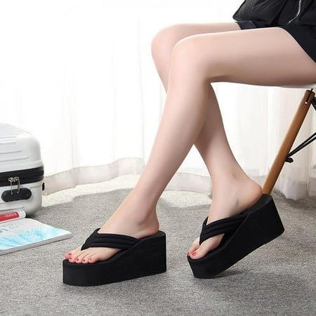 Danhjin Flip Flops Sandals for Women Summer Slipsole Platform Beach Shoes Casual Clip Toe Wedges Beach Slippers
Danhjin Flip Flops Sandals for Women Summer Slipsole Platform Beach Shoes Casual Clip Toe Wedges Beach Slippers