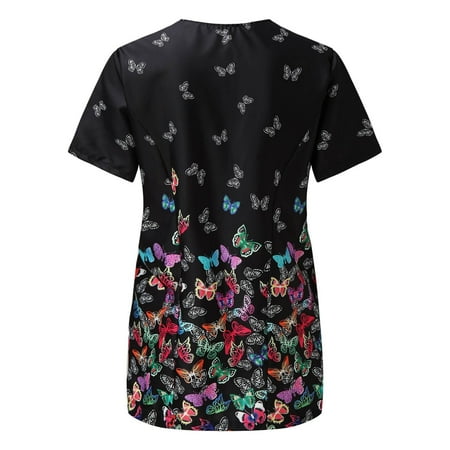 Cartoon Printing Working Uniform Lady Women s Top Short Sleeve Casual Working Scrubs Top Working Uniform Nurses
Cartoon Printing Working Uniform Lady Women s Top Short Sleeve Casual Working Scrubs Top Working Uniform Nurses