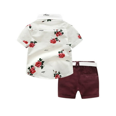 Hunpta Boy Baby T-Shirt Outfit Tie Gentleman Suit Toddler Bow Set Rose Pants Shorts Boys Outfits&Set
Hunpta Boy Baby T-Shirt Outfit Tie Gentleman Suit Toddler Bow Set Rose Pants Shorts Boys Outfits&Set
