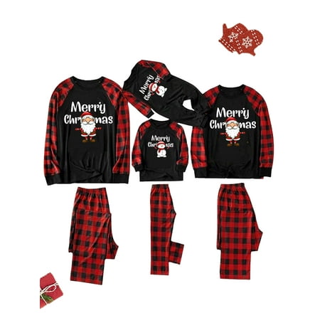 QILINXUAN Family Christmas Pjs Matching Sets Baby Christmas Matching Jammies for Adults and Kids Holiday Xmas Sleepwear Set Parent-Child Christmas Pajama Santa Tops with Plaid Pants/Jumpsuit
QILINXUAN Family Christmas Pjs Matching Sets Baby Christmas Matching Jammies for Adults and Kids Holiday Xmas Sleepwear Set Parent-Child Christmas Pajama Santa Tops with Plaid Pants/Jumpsuit
