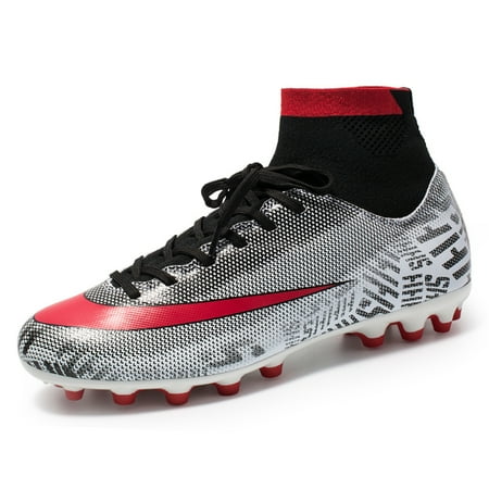 Cyiecw Mens Soccer Cleats Boys Professional Spikes High-Top Football Shoes Youth Outdoor Indoor Turf Soccer Shoes
Cyiecw Mens Soccer Cleats Boys Professional Spikes High-Top Football Shoes Youth Outdoor Indoor Turf Soccer Shoes