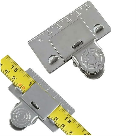 Measuring Tape Clip Precision Tape Measure Aid Measuring Tool Fits onto Most Tape Measures (Without Ruler)
Measuring Tape Clip Precision Tape Measure Aid Measuring Tool Fits onto Most Tape Measures (Without Ruler)