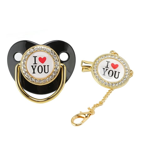 Bling Exquisite Gift Attractive Infant Set Free For Photo Shoots Black M