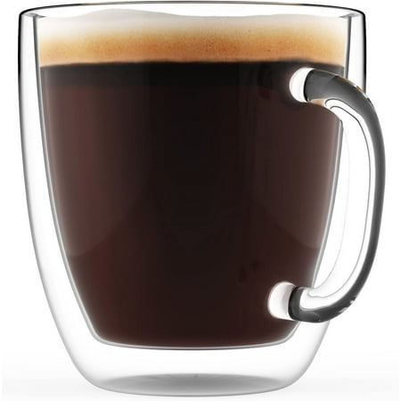 Double Wall Coffee Mug 350ML- Double Wall Glass 1 Pack - Insulated Coffee Mug with Handle
Double Wall Coffee Mug 350ML- Double Wall Glass 1 Pack - Insulated Coffee Mug with Handle