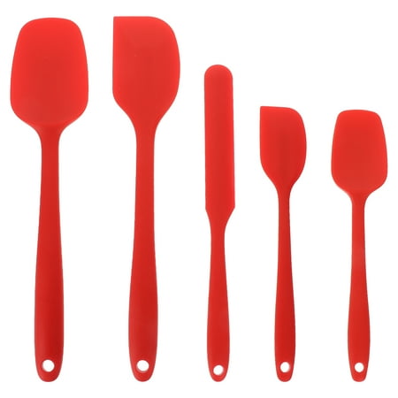 Homemaxs 1 set of Silicone Spatulas Kitchen Baking Utensils Cheese Cream Spatulas