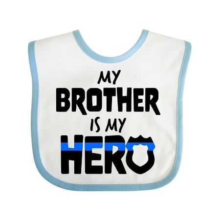 Inktastic My Brother is My Hero Police Officer Family Gift Baby Boy or Baby Girl Bib
Inktastic My Brother is My Hero Police Officer Family Gift Baby Boy or Baby Girl Bib