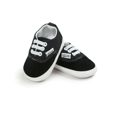 Sanviglor Newborn Canvas Sneakers First Walkers Crib Shoes Prewalker Flats Casual Comfortable Lightweight Walking Shoe Non-Slip Slip On Black 6C
Sanviglor Newborn Canvas Sneakers First Walkers Crib Shoes Prewalker Flats Casual Comfortable Lightweight Walking Shoe Non-Slip Slip On Black 6C