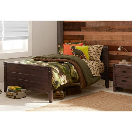 Better Homes and Gardens Kids Union Station Full Bed, Rustic Cherry Finish