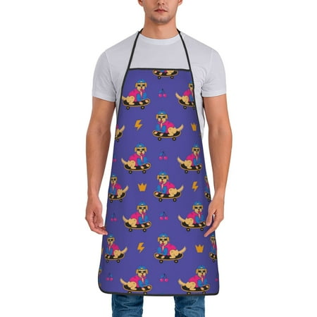 Apron for Men Women Cool Labrador Retriever Dog Waterproof Chef Kitchen Baking Apron with Long Ties Aprons for Cooking Baking and Gardening Kitchen Collection
Apron for Men Women Cool Labrador Retriever Dog Waterproof Chef Kitchen Baking Apron with Long Ties Aprons for Cooking Baking and Gardening Kitchen Collection
