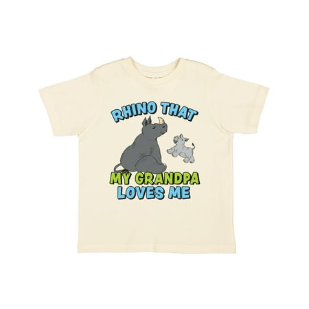 Inktastic Rhino That My Grandpa Loves Me with Cute Rhinos Gift Toddler Boy or Toddler Girl T-Shirt
Inktastic Rhino That My Grandpa Loves Me with Cute Rhinos Gift Toddler Boy or Toddler Girl T-Shirt