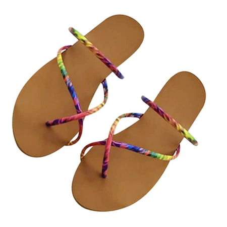 Women Summer Casual Flat Toe Beach Sandals Slippers Slip-on Flip Flop Shoes 39 Multicolour
Women Summer Casual Flat Toe Beach Sandals Slippers Slip-on Flip Flop Shoes 39 Multicolour