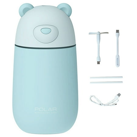 cdar 300ml Mini USB Ultrasonic Humidifier Polar Bear Auto-off LED Light Diffuser Fan USB Ultrasonic Humidifier
cdar 300ml Mini USB Ultrasonic Humidifier Polar Bear Auto-off LED Light Diffuser Fan USB Ultrasonic Humidifier