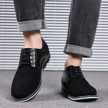 Follure Fashion Style Men s Flock Non Slip Breathable Comfortable Business Lace Up Leisure Solid Color Leather Shoes
Follure Fashion Style Men s Flock Non Slip Breathable Comfortable Business Lace Up Leisure Solid Color Leather Shoes