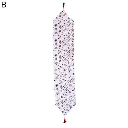 JFY Exquisite Dinning Cover Widely Use Cloth Merry Christmas Pattern Gilded Table Runner for Home
JFY Exquisite Dinning Cover Widely Use Cloth Merry Christmas Pattern Gilded Table Runner for Home