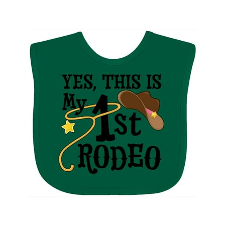 Inktastic Yes This is My 1st Rodeo- Cowboy Hat with Pink Band Lasso Gift Baby Girl Bib
Inktastic Yes This is My 1st Rodeo- Cowboy Hat with Pink Band Lasso Gift Baby Girl Bib