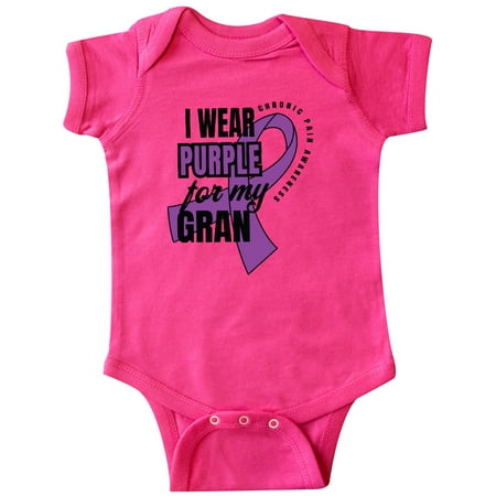 Inktastic Chronic Pain I Wear Purple For My Gran Gift Baby Boy or Baby Girl Bodysuit
Inktastic Chronic Pain I Wear Purple For My Gran Gift Baby Boy or Baby Girl Bodysuit
