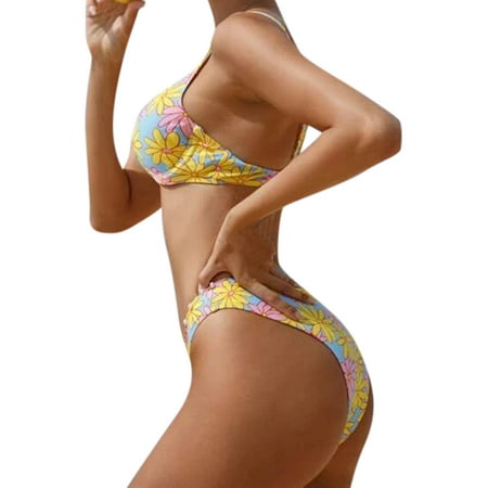 Cathalem Womens Swimming Suits Underwire Set Two Print Swimming Bikini Beach Swimwear Women Pieces Womens Sports Bra Swimsuit Top Underwear Yellow Small
Cathalem Womens Swimming Suits Underwire Set Two Print Swimming Bikini Beach Swimwear Women Pieces Womens Sports Bra Swimsuit Top Underwear Yellow Small