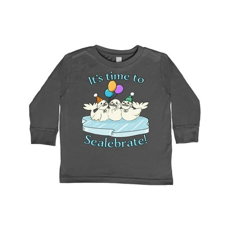 Inktastic It s Time to Sealebrate Seals with Balloons and Party Hats Gift Toddler Boy or Toddler Girl Long Sleeve T-Shirt
Inktastic It s Time to Sealebrate Seals with Balloons and Party Hats Gift Toddler Boy or Toddler Girl Long Sleeve T-Shirt