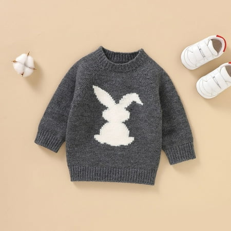 Infant Toddler Baby Girl Boy Bunny Print Knit Sweater Pullover Sweatshirt Warm Long Sleeve Shirt Tops Knitted Fall Winter Clothes
Infant Toddler Baby Girl Boy Bunny Print Knit Sweater Pullover Sweatshirt Warm Long Sleeve Shirt Tops Knitted Fall Winter Clothes