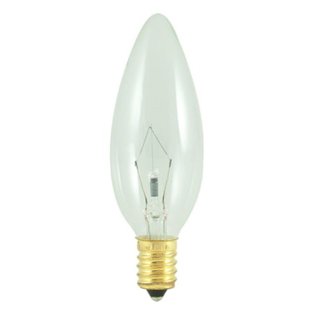 40 Watt Incandescent Torpedo B10 Chandelier Bulb European Base Clear Pack of 5
40 Watt Incandescent Torpedo B10 Chandelier Bulb European Base Clear Pack of 5