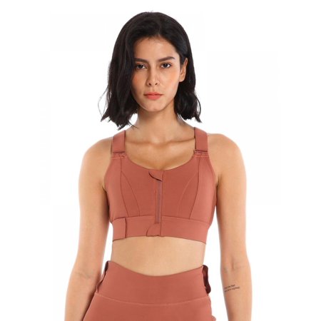 Esho Sports Bras with Zipper Front Medium High Impact Support Strappy Back Workout Bra Tops
Esho Sports Bras with Zipper Front Medium High Impact Support Strappy Back Workout Bra Tops