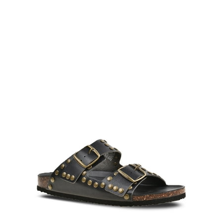 PORTLAND by Portland Boot Company Women s Studded Footbed Sandals