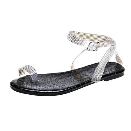 OAVQHLG3B Women s Rhinestone Clip Toe Flat Sandals Cross Straps Summer Casual Comfortable Beach Sandals Comfy Slippers Shoes
OAVQHLG3B Women s Rhinestone Clip Toe Flat Sandals Cross Straps Summer Casual Comfortable Beach Sandals Comfy Slippers Shoes