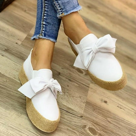 LnjYIGJ Flats Shoes Women s Solid Color Casual Asakuchi Butterfly Knot Sponge Cake Fashion Shoes
LnjYIGJ Flats Shoes Women s Solid Color Casual Asakuchi Butterfly Knot Sponge Cake Fashion Shoes
