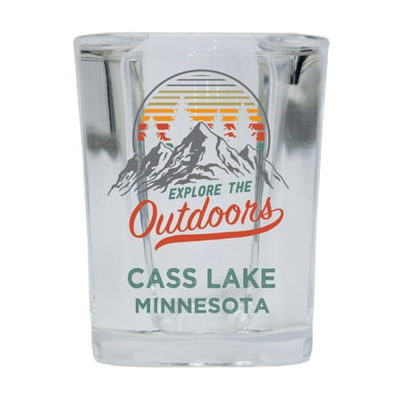 Cass Lake Minnesota Explore the Outdoors Souvenir 2 Ounce Square Base Liquor Shot Glass 4-Pack
Cass Lake Minnesota Explore the Outdoors Souvenir 2 Ounce Square Base Liquor Shot Glass 4-Pack