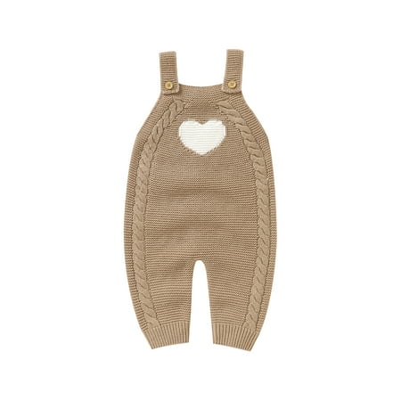 SHIBAOZI Baby Girls Boys Romper Heart Pattern Sleeveless Strap Jumpsuit Newborn Casual One-Piece Clothes
SHIBAOZI Baby Girls Boys Romper Heart Pattern Sleeveless Strap Jumpsuit Newborn Casual One-Piece Clothes