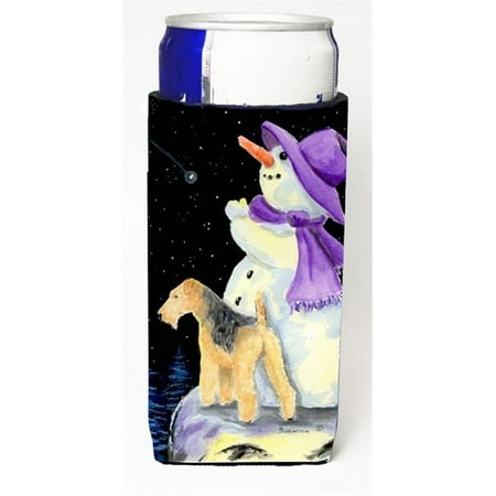 Snowman With Lakeland Terrier Michelob Ultra s For Slim Cans - 12 oz.