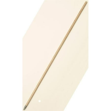 Wood Broom Handle With Metal Tip