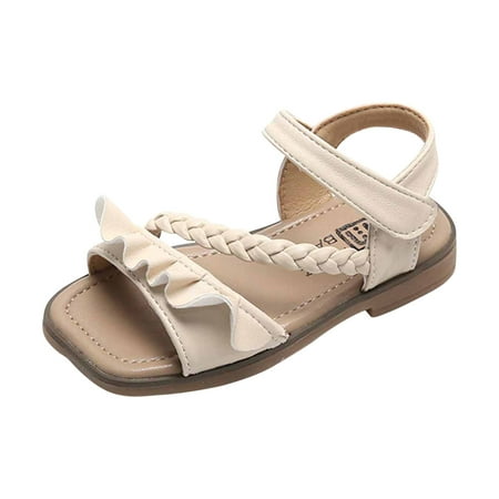 Oalirro - Selected Toddler Girl Sandals Faux Leather Fabric Open Toe Summer Flats Size 3.5M-10M Recommended Age: 2 Years
Oalirro - Selected Toddler Girl Sandals Faux Leather Fabric Open Toe Summer Flats Size 3.5M-10M Recommended Age: 2 Years